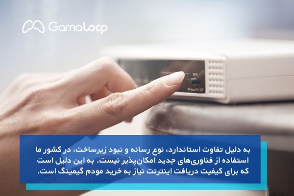 انواع سرویس‌های مودم