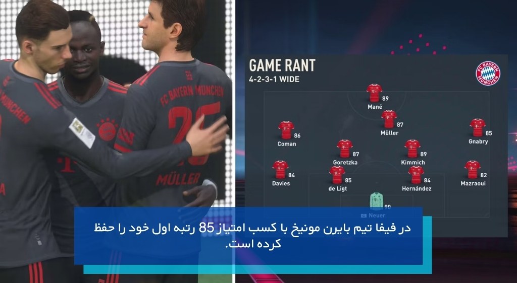 تیم باشگاهی بایرن مونیخ در فیفا 23